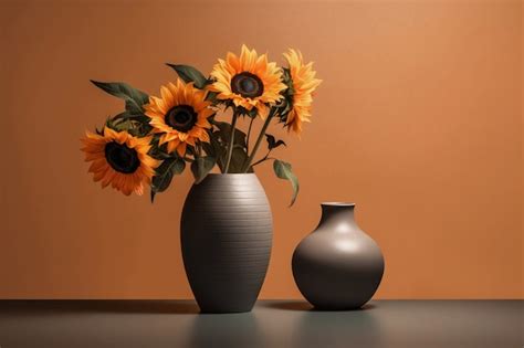 Nature Morte Au Bouquet De Tournesol Photo Gratuite