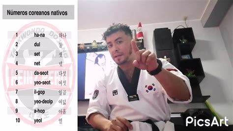 Números en Coreano del 1 a 10 usado en el Taekwondo YouTube