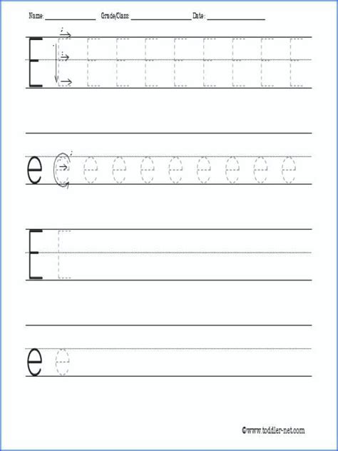 32 Fun Letter E Worksheets - Kitty Baby Love