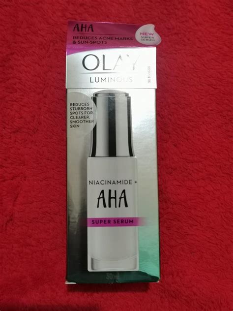 NEW OLAY LUMINOUS NIACINAMIDE AHA SUPER SERUM 30ML Beauty Personal