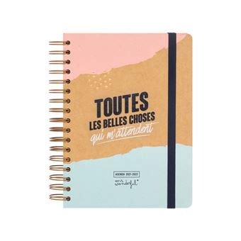 Agenda Scolaire Mr Wonderful Classique Journalier Toutes Les