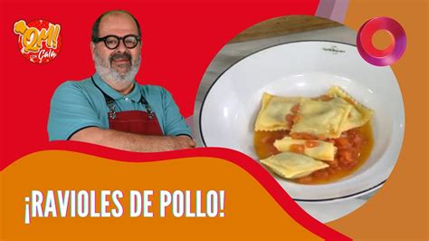 QuéMañana Ravioles de pollo y verdura YouTube