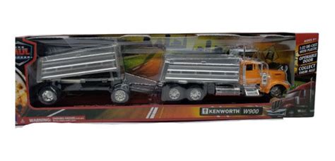 New Ray Kenworth W Full Volteo Doble Remolque Trail Env O Gratis