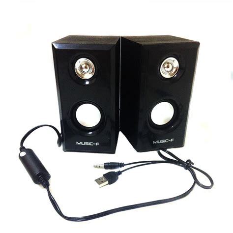 USB колонки для ПК компьютерные колонки D092, Черные