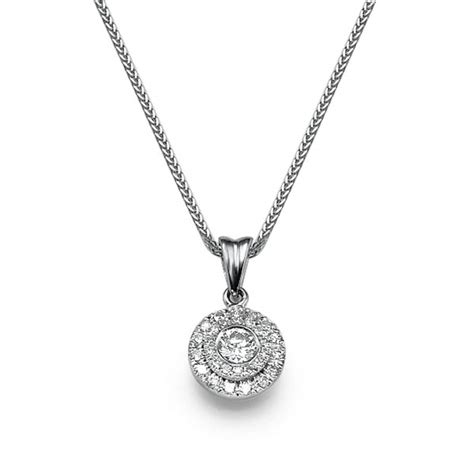 Bridal Jewelry Pendant White Gold Pendant Diamond Pendant Gold