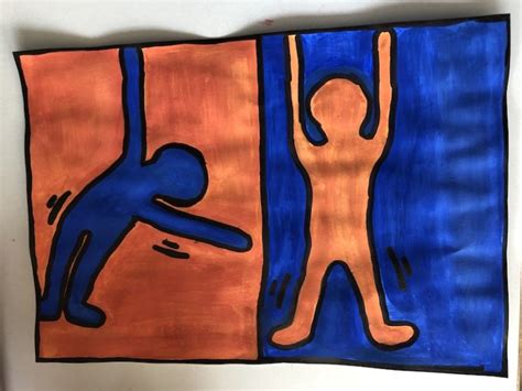 Kunst Klasse 6 Malen Wie Keith Haring Hermann Hesse Realschule