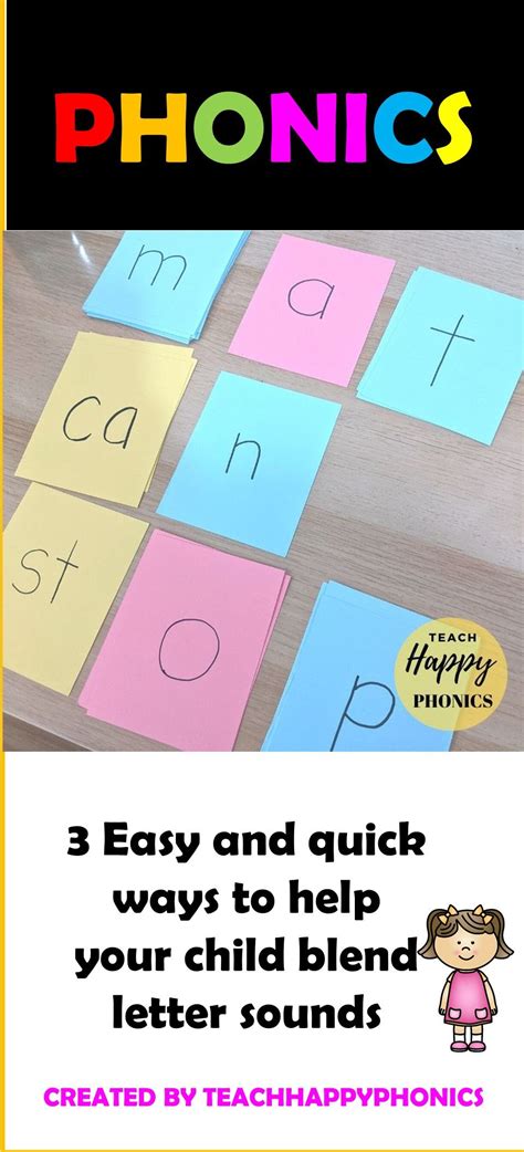 Ways To Teach Letter Sound Blending Letter Sounds Phonics Blends