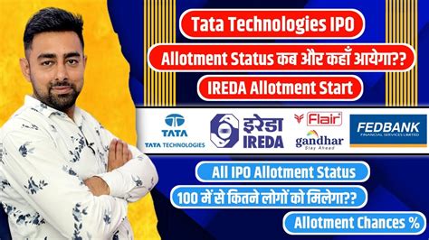 Tata IPO Allotment IREDA IPO All IPO Allotment Status Jayesh