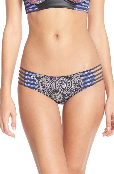 Maaji West Sundown Reversible Bikini Bottoms Nordstrom