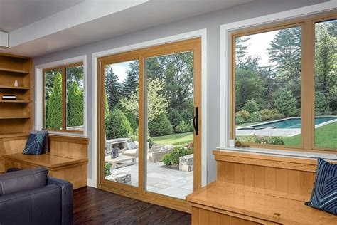 Provia Endure Patio Doors With Natural Finish