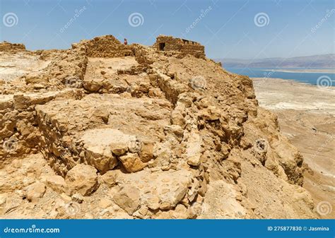 Masada Ruins In Southern Judean Desert In Israel Editorial Image