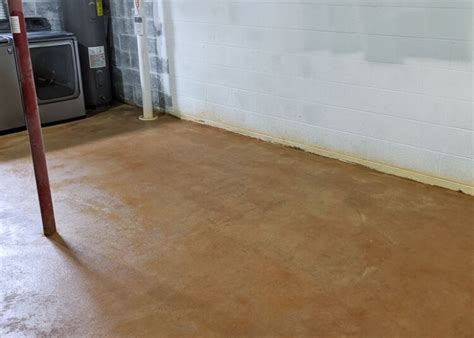 Staining Basement Floor Diy Flooring Blog