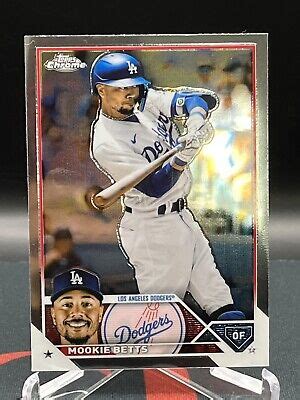 Topps Chrome Mookie Betts Dodgers Ebay