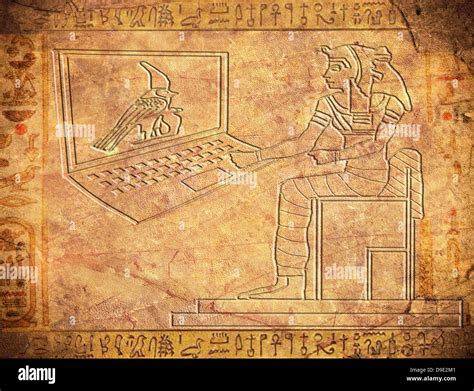 Egyptian Hieroglyph Symbols Hieroglyphics Hi Res Stock Photography And