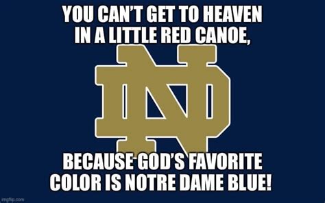 Fighting Irish Notre Dame Favorite Color Passion Football Gold