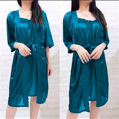 Jual Kimono Lingerie Keren Dress In Trikot Luar Dalam Pisah Shopee Indonesia