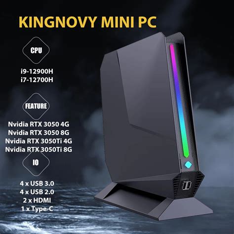 Kingnovy Rgb Light Mini Gaming Pc Intel Core I H I H