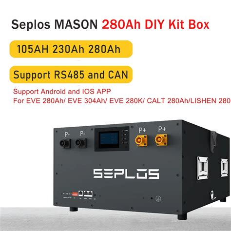 Seplos Mason Diy Batterij Case V V S Lifepo Batterij Box Ah