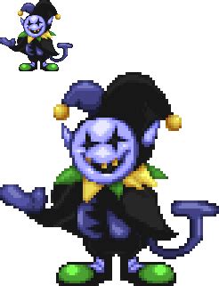 Jevil Pixel Art Here Is A Set Of D Pixel Art Evil Monster Sprites