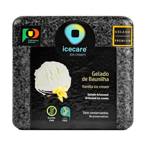 Mercadão Pingo Doce Gelado Artesanal de Baunilha icecare