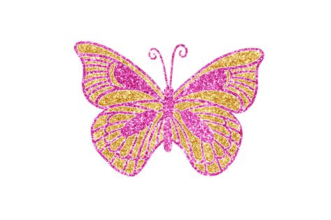 Glitter Butterfly Clipart PNG, Butterfly PNG 19199585 PNG