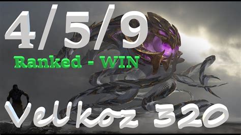 Velkoz Ranked 459 Velkoz Lol 320 Game Winning Youtube