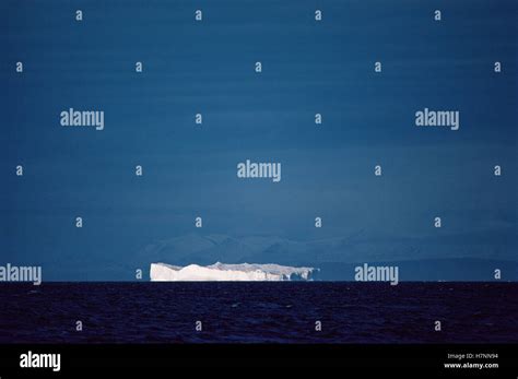 Lone Iceberg In Ocean Ellesmere Island Nunavut Canada Stock Photo