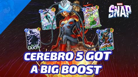 Cerebro Got A Massive Boost Captain Marvel Is Back Marvel Snap