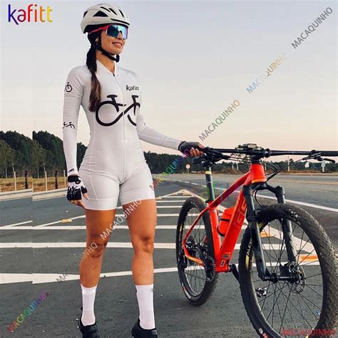 Kafitt Bicicleta Logotipo Branco Roupas Macaquinho Roupa Macac O De