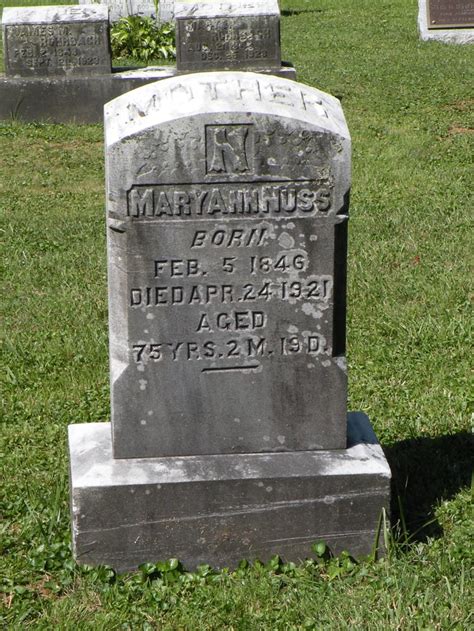 Mary Ann Rohrbach Nuss Find A Grave Memorial