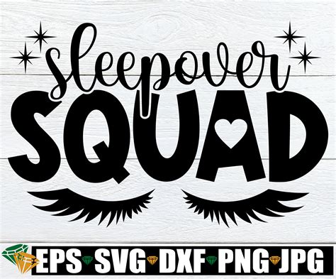 Buy Sleepover Squad Sleepover Svg Slumber Party Svg Friends Online In