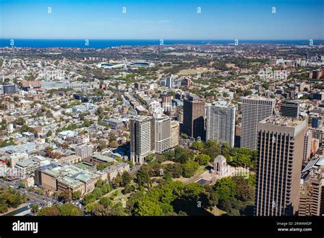 An Aerial View Of Hyde Park Darlinghurst Paddington And Allianz