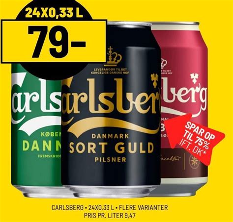 CARLSBERG 24X0 33 L Tilbud Hos Priss