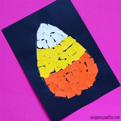 47 Candy Corn Crafts Chic Style in The Halloween Spirit | family holiday