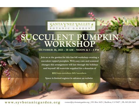 Events Santa Ynez Valley Botanic Garden