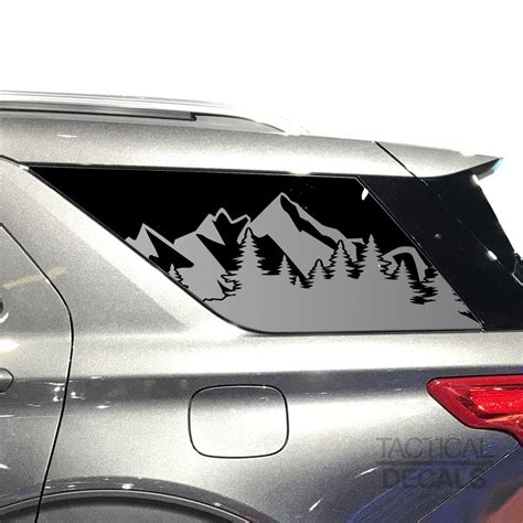 Outdoors Mountain Scene Decal For Ford Explorer Rd Windows