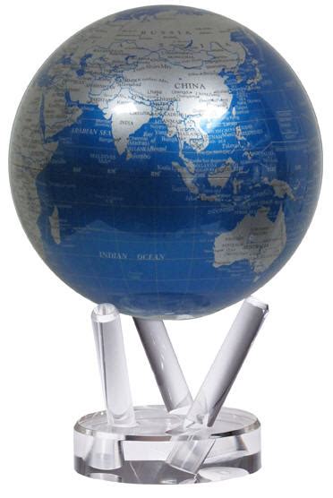 Mova Globe Solar Power Blue Turquoise Free Shipping