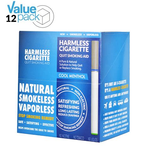 Smoking Cessation Aid Nicotine Free Patch Cool Menthol12 Pack Best