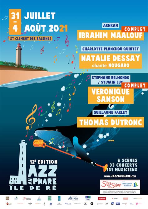 Jazz au Phare du 31 juillet au 4 août sur lIle de Ré Hédonia Radio