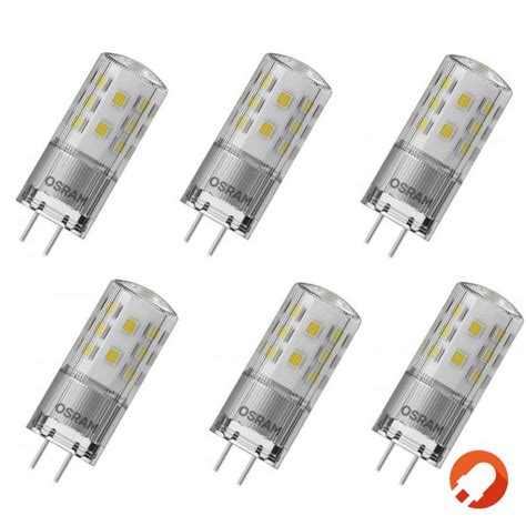 6er Pack OSRAM LED GY6 35 Stift dimmbar 4 5W warmweiß