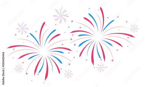 Colorful Firework Clipart Png Stock Illustration Adobe Stock