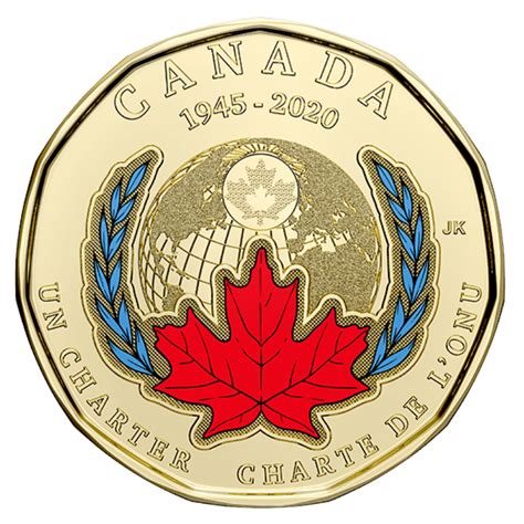 2020 (1945-) Canadian $1 Signing Of The United Nations Charter 75th ...