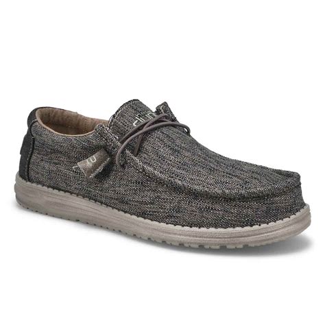 Heydude Men S Wally Stretch Casual Shoe Ste Softmoc Usa