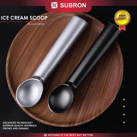 Jual Subron Ice Cream Scoop Sendok Sekup Es Krim Aluminium Anti Lengket