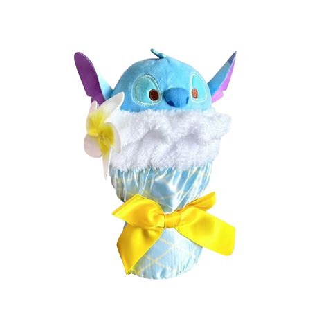 Stitch Stuffed Animal Lilo & Stitch Adorable Blue Plush Toy With Yellow