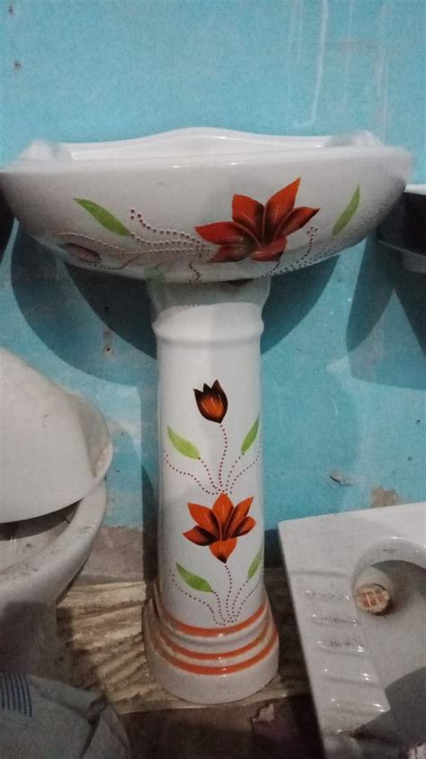 Ceramic Printed Wash Basin At Rs Piece In Akbarpur Id