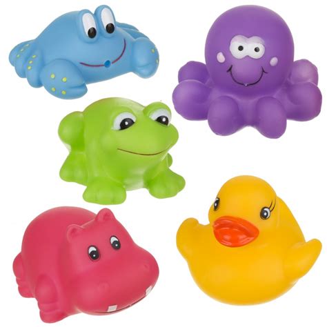 Jouets De Bain Flottants Animaux Aquatiques Multicolores