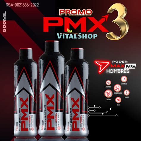 𝙎𝙐𝙋𝙀𝙍 𝙋𝙍𝙊𝙈𝙊 X3 Bebida Pmx Poder Max 500 Ml EnvÍo Gratis Vitalshop Colombia