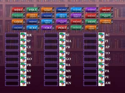 Estados Do Brasil E Siglas Recursos De Ensino