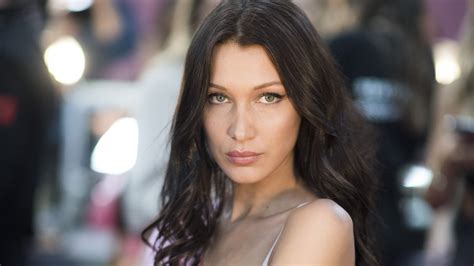 Bella Hadid Debuts Brow Length Bangs And A Shoulder Length Bob Allure